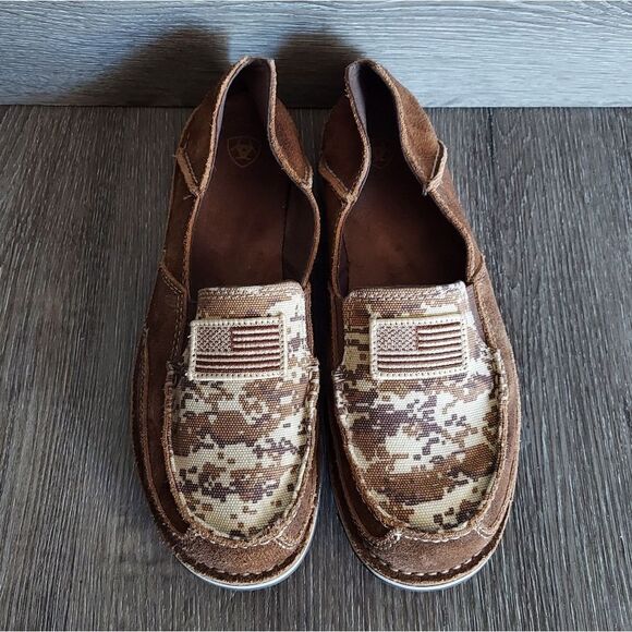 Ariat Cruiser Patriot Moc Toe Slip On Casual Western 9B - Picture 3 of 10